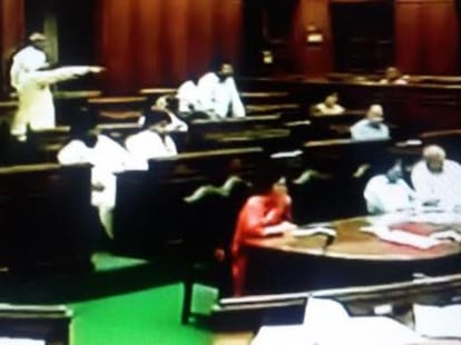 BJP and MLA fight over Singhal's tribute.
