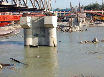 water level suddenly increase at haridwar ganga ghat.