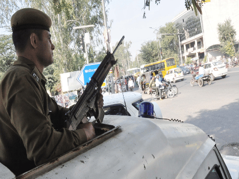 After ISIS threats police on alert.