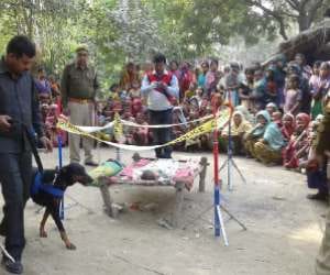 dead body of 3 year old kid found in a building