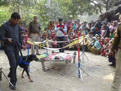 dead body of 3 year old kid found in a building