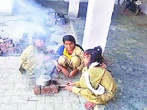 Dropped to the education, made tea for Master