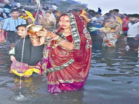 chaat puja in agra