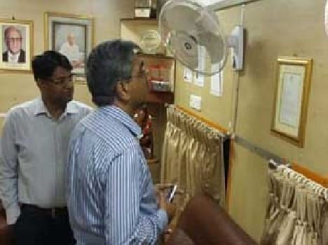 The Minister will today the gift to the people of the district