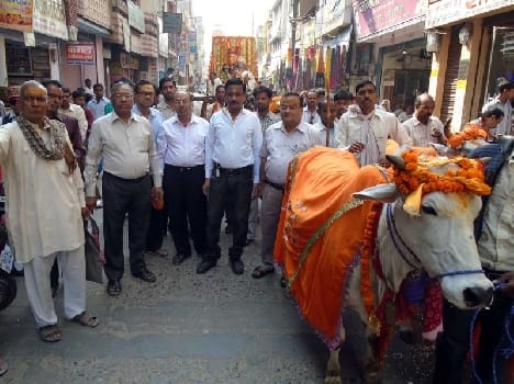 The procession arrived at Gopashtmi