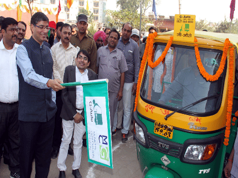 App based auto service started in city.