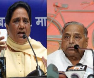 mayawati speak against samajwadi party and bjp