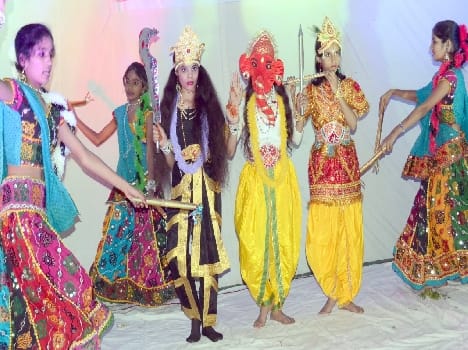 The colorful program in cooperation week