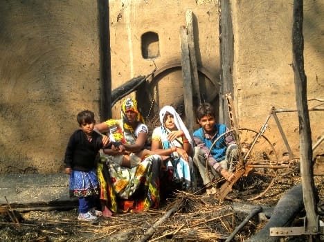 the crop of three houses distroyed in fire