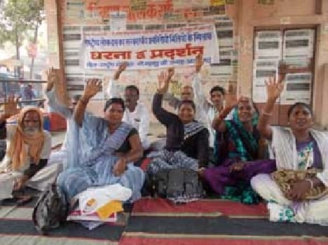 Farmers raised voice