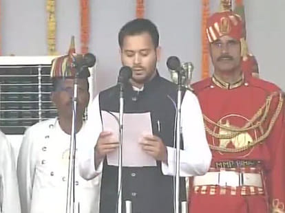 nitish kumar's oath cermony live