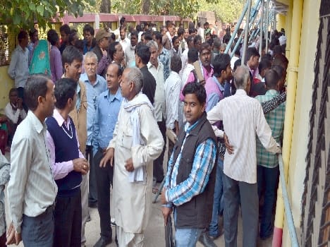 The first day drew a crowd of candidates