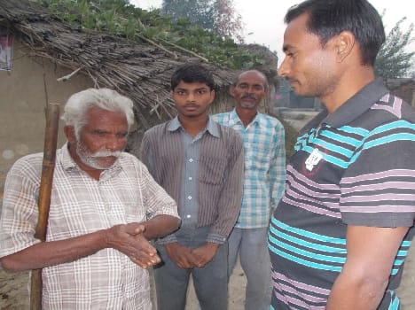 Asha Ram also Prdani blind candidate