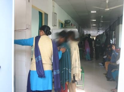 police investigate nari niketan molestation case.