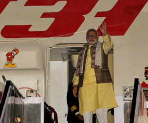 pm modi arrives in Kuala Lumpur
