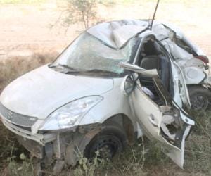 car accident in sirsa, 2 friend killed