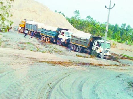 Sand mining