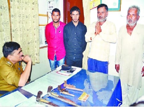 Foil a plot violence, baghpat