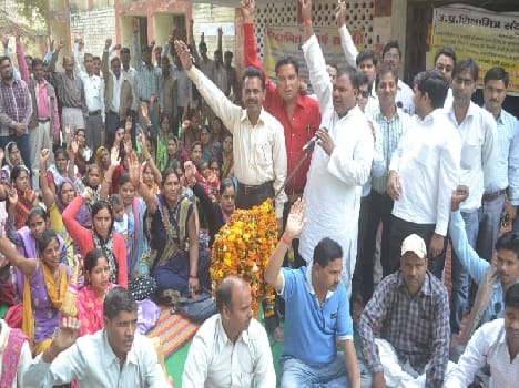 Declares hunger strike