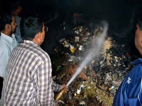 fire in provizon store