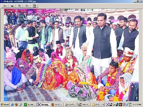 Marriages were making collective message of harmony