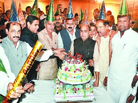 The soft birthday celebrated