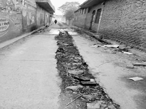 Carved Road remained organically for passers - A - Life