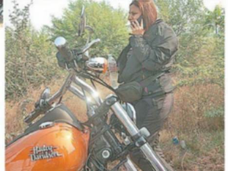 harley davidson lady biker hit man and lady, critical