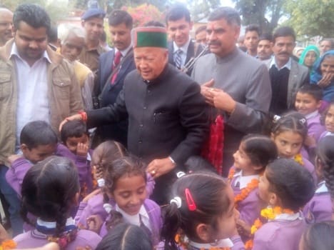cm virbhadra singh statement on meetin with pk dhumal.