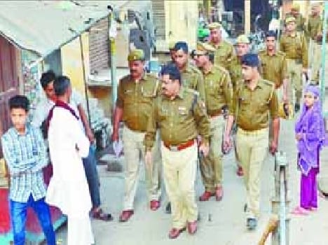 The young man attacked, tension