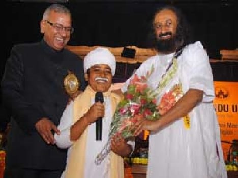shre shre Ravi Shankar spoke, the question should do, discussion, the same science