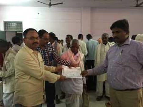Received certificates of residential plot , open face