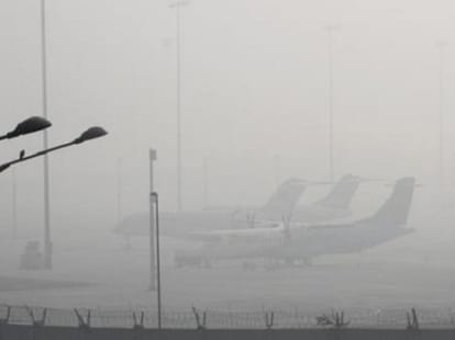 intense cold wave, fog grip jammu