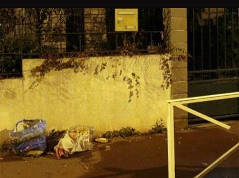 suspected belt found in paris