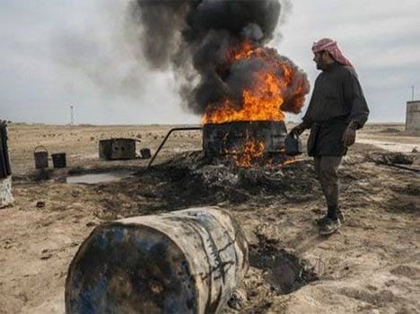 america attack on isis's oil tanker