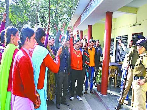 Women suffered from sickle station