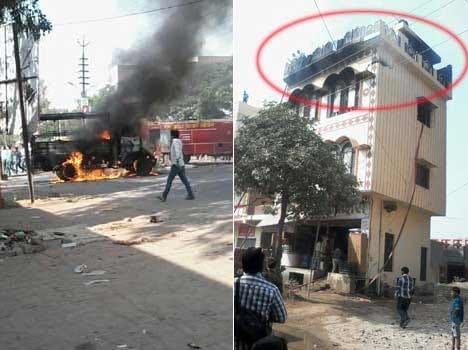 two children burned alive in etah district