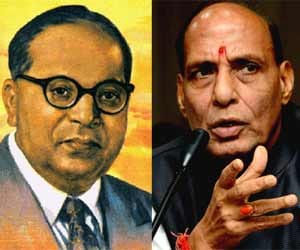 ambedkar never want to quit india says rajnath singh