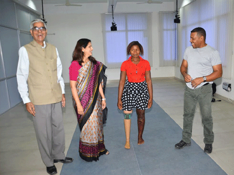 Castigo from Africa gets Jaipur foot