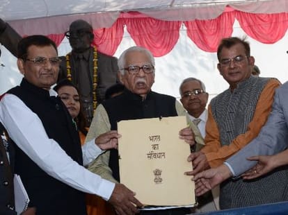 Nehru was not working according to constitution says UP governor.
