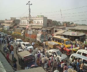 But then came the horrific jams Tehsil Chaupla.