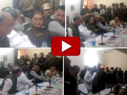 VIDEO: clash between bjp minister anil vij and woman IPS officer