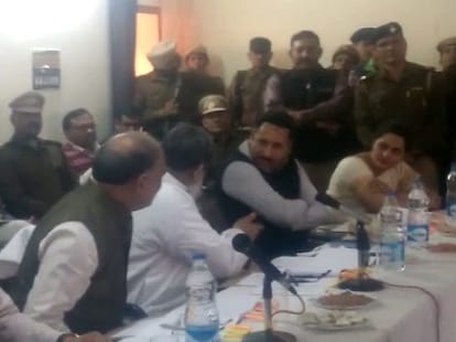 bjp minister anil vij dispute with ips officer sangeeta kalia