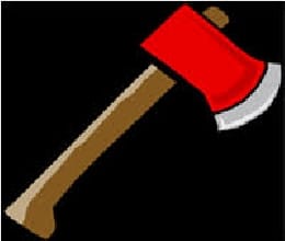 Wife cut ax
