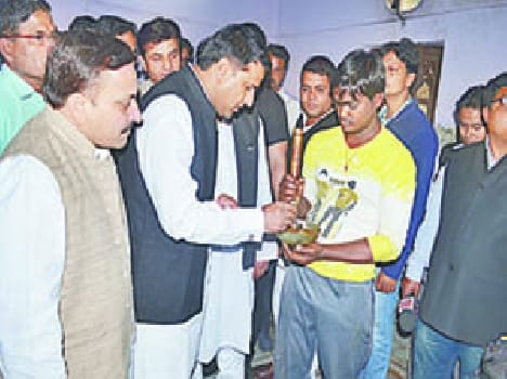 The sports minister angry chaos