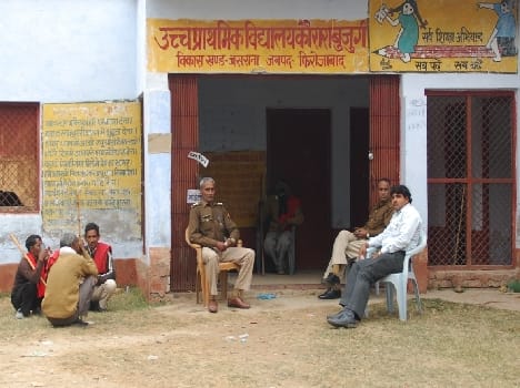 election preparations in block Narki