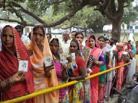 Showing enthusiasm in voters head to choose