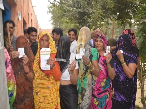 75% voting in gram panchayat