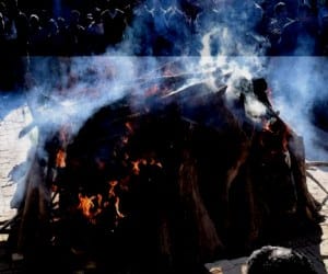 husband and wife cremated together.