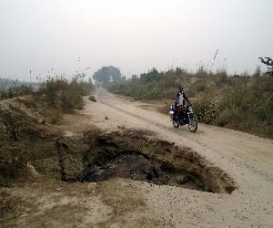 Coridor become elevated in Pilkhuwa.